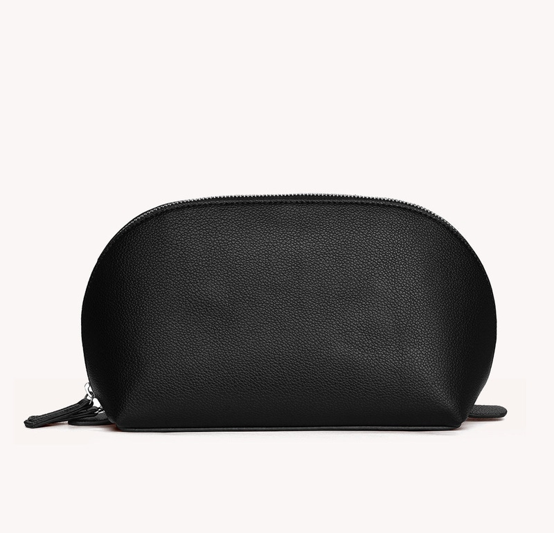 Vegan Leather Large Domed Pouch