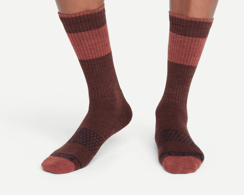 Men's Merino Wool Blend Calf Sock 4-Pack