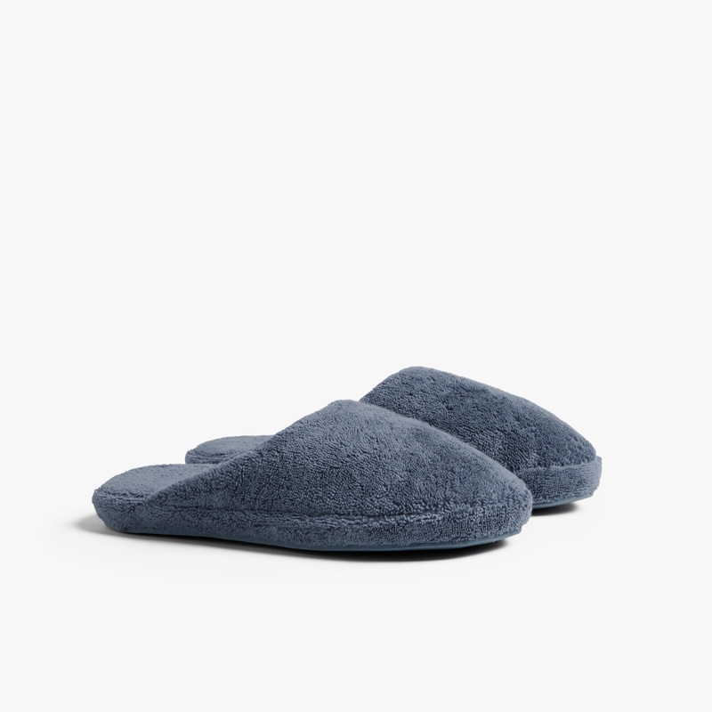 Classic Turkish Cotton Slippers, Dusk