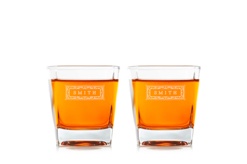 Personalized Aviara Whiskey Glasses Box Set