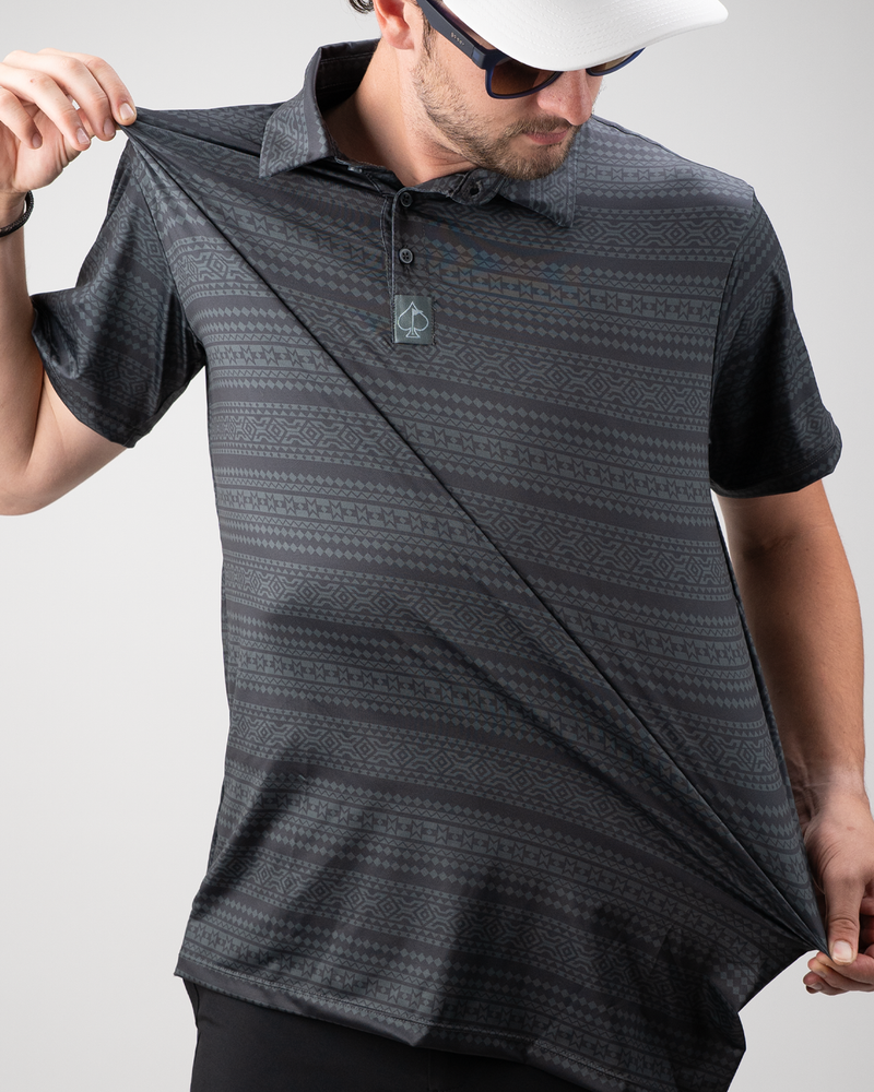 Desert Geo Men's Performance Golf Polo