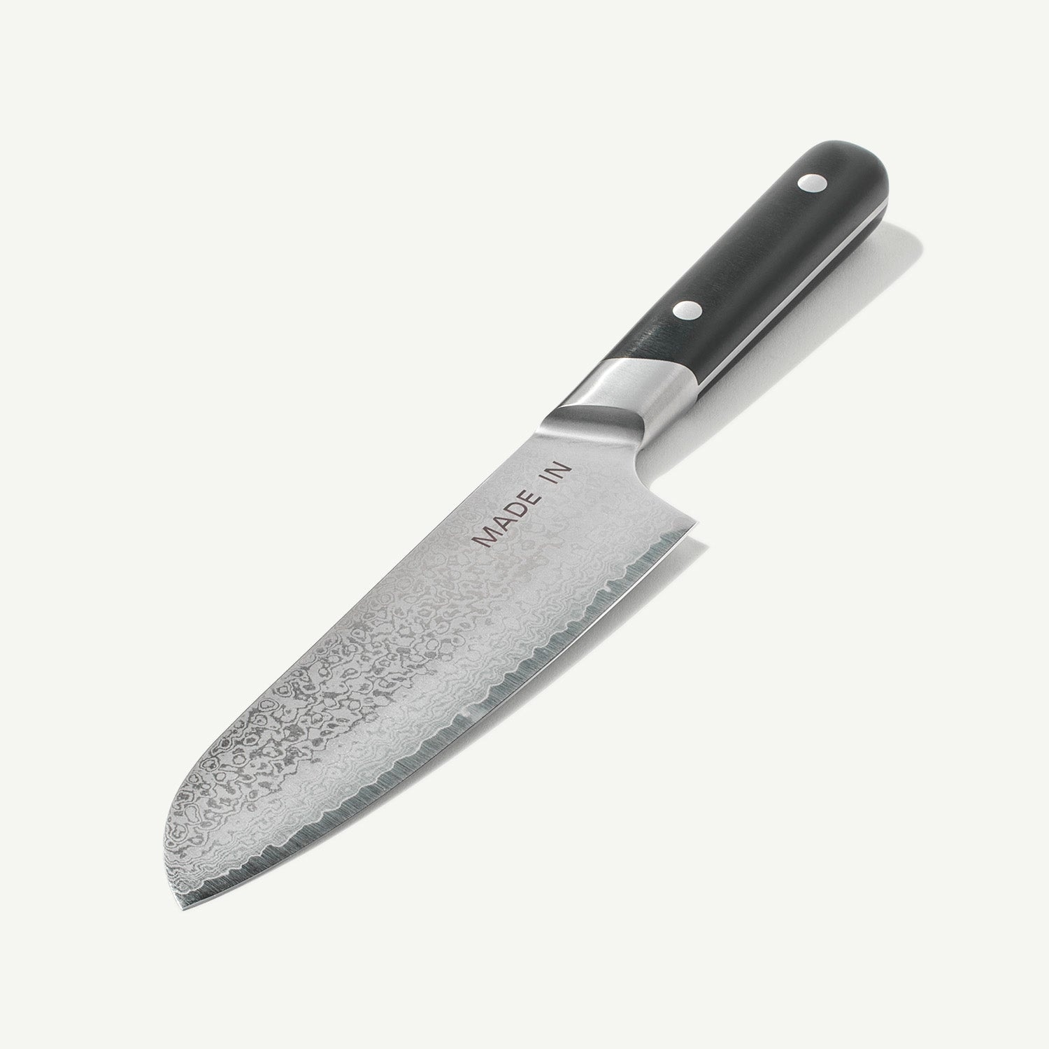 Made In Cookware 6" Japanese Damascus Steel Santoku Knife - Thumbnail 3