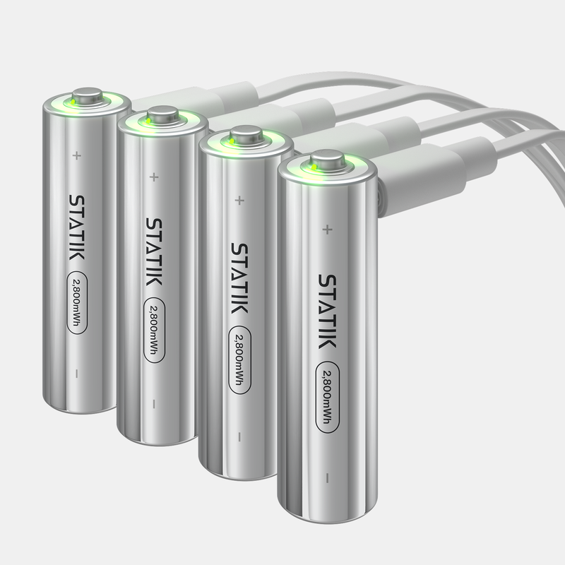 Rechargeable AA Battery 4-Pack