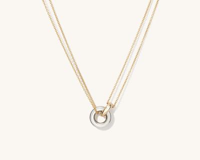 Linked Two Tone Necklace