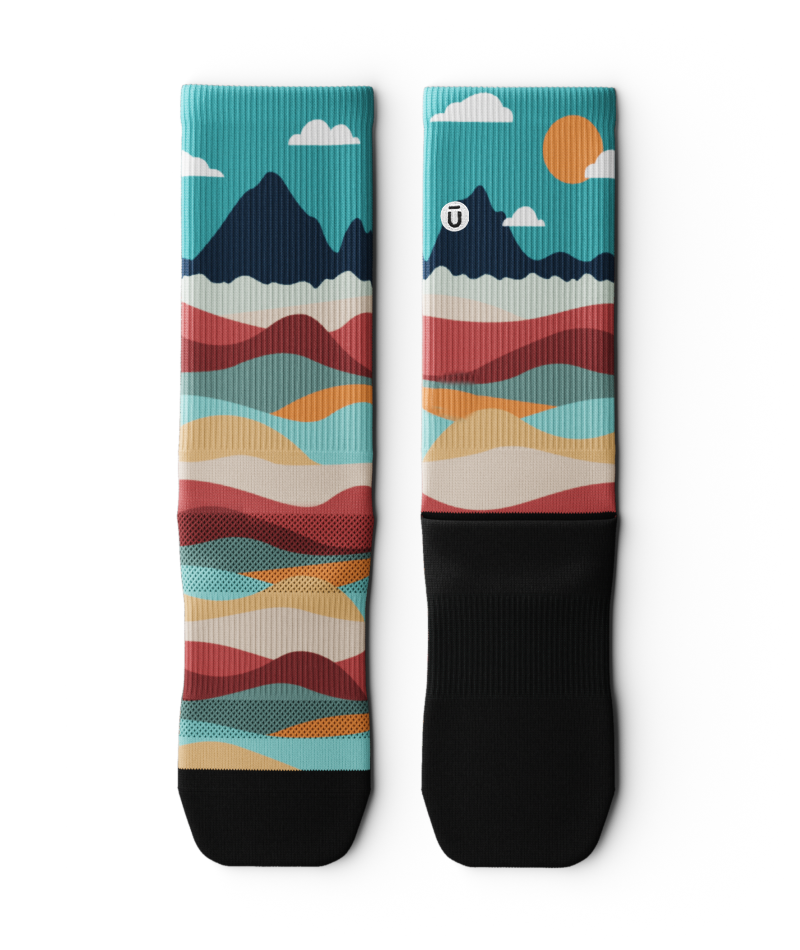 Head In The Clouds Crew Socks