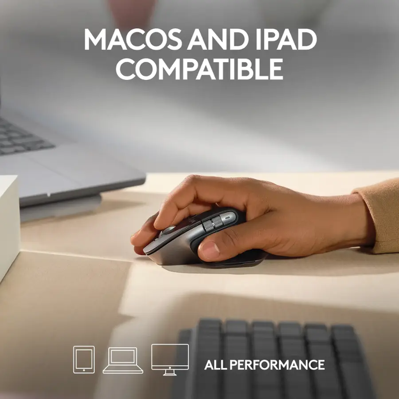 MX Master 3S for Mac Bluetooth Laser Mouse with Ultrafast Scrolling