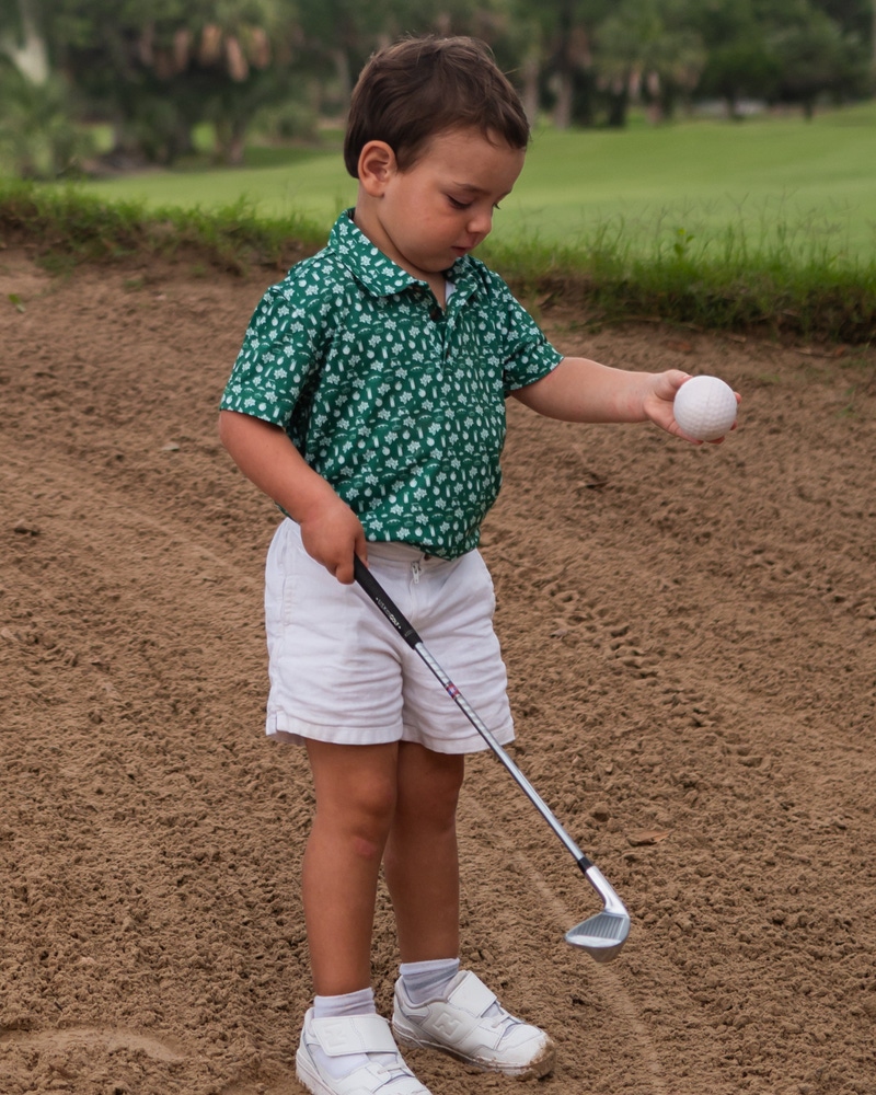 The Country Club Unisex Kids Golf Polo