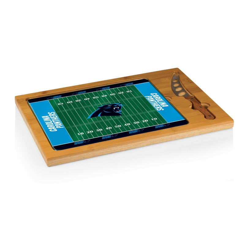 NFL Icon Glass Top Cutting Board & Knife Set