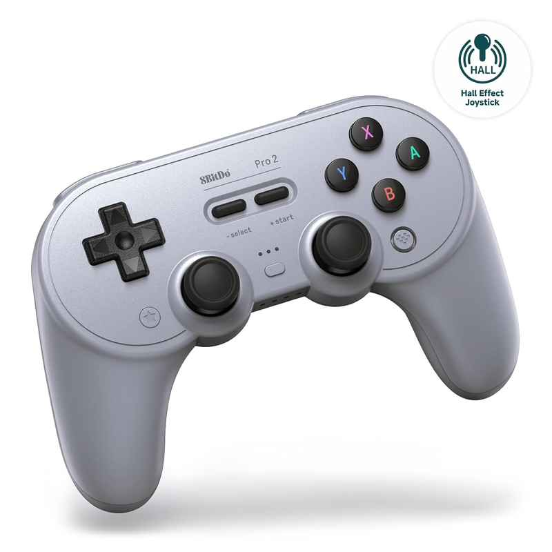 Pro 2 Bluetooth Controller for Switch, Windows, macOS, Android and Steam Deck with Hall Effect Joysticks