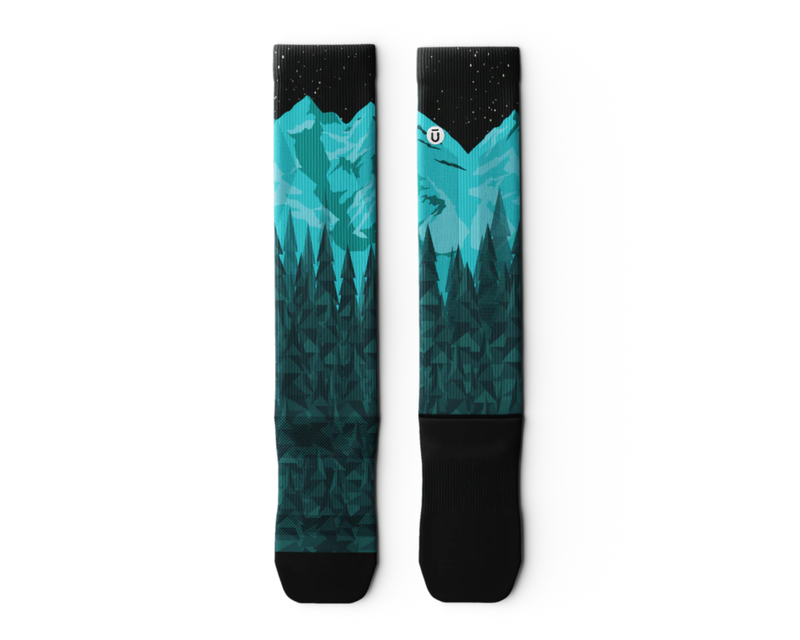 Take A Hike Knee High Compression Socks