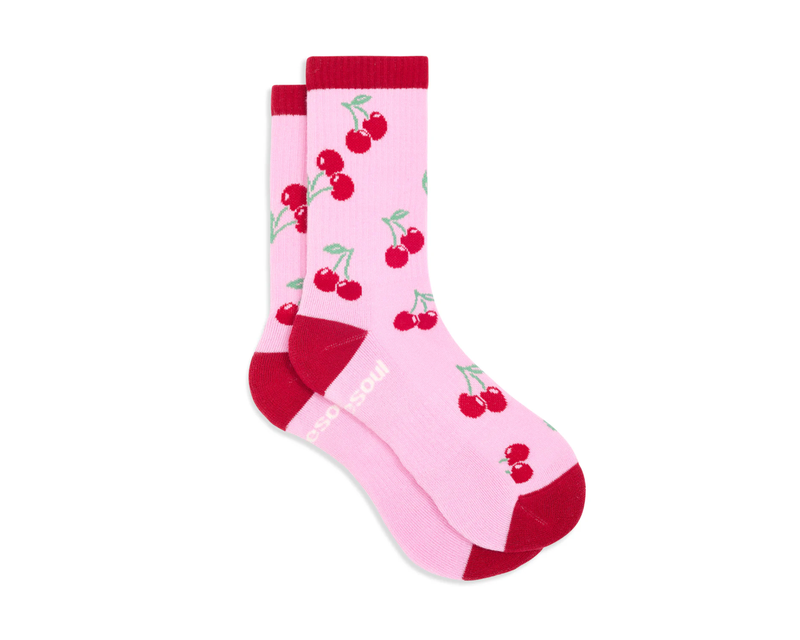 Chloe Cherry High Sock Single Pair