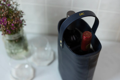 Monogrammed Modern Collection Wine Carrier