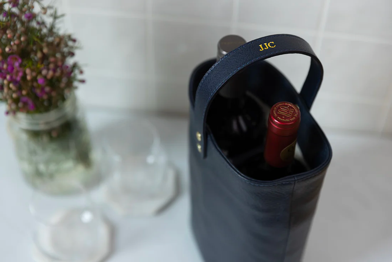 Monogrammed Modern Collection Wine Carrier