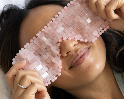 Rose Quartz Eye Mask