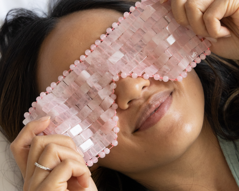 Rose Quartz Eye Mask
