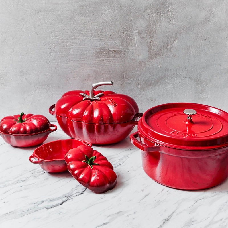 Ceramic 16oz Petite Tomato Cocotte