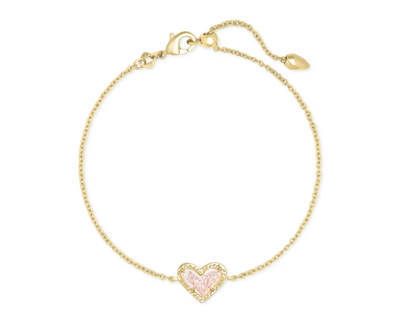 Ari Heart Delicate Chain Bracelet