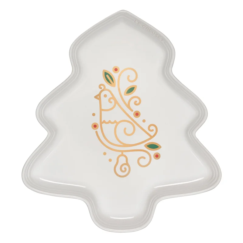 Noël Collection Stoneware Partridge in a Pear Tree Platter