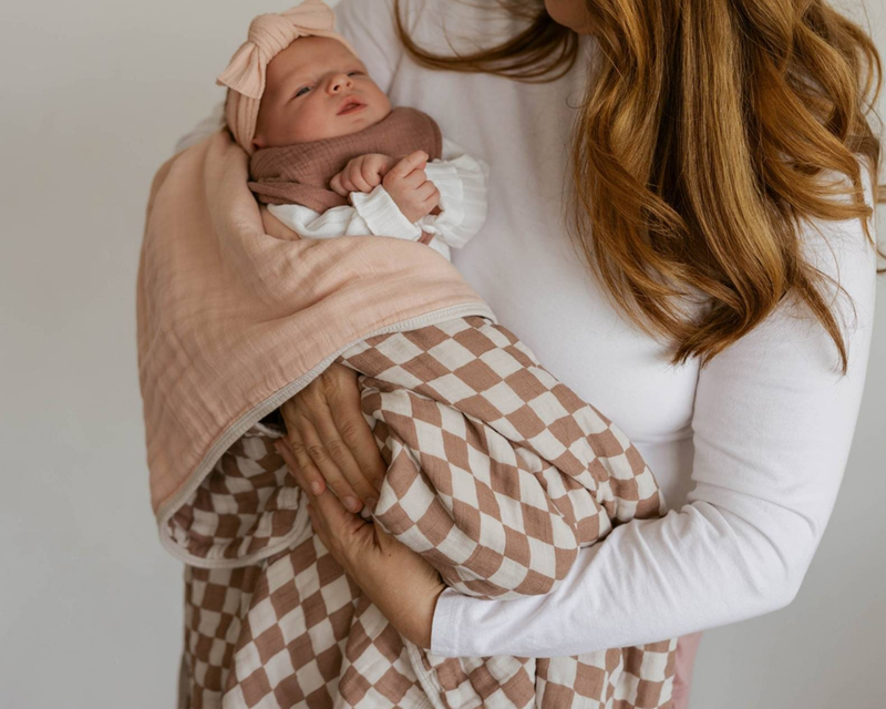 100% Muslin Cotton Baby Quilt