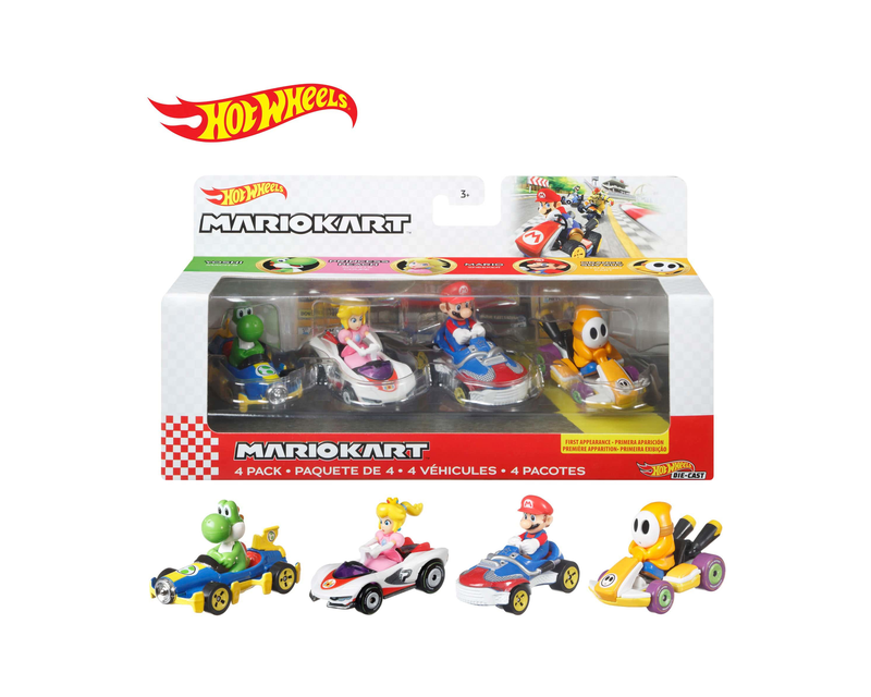 Mario Kart Vehicle 4 Pack