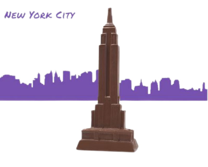12" Chocolate Empire State Building