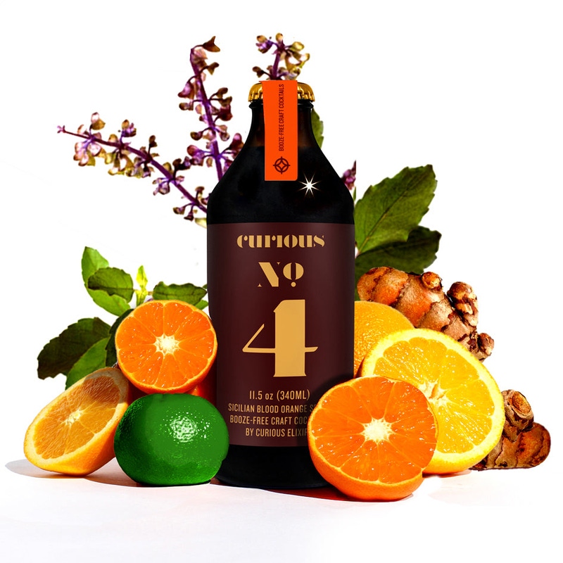 Curious Elixirs Non-Alcoholic Cocktail 12-Pack