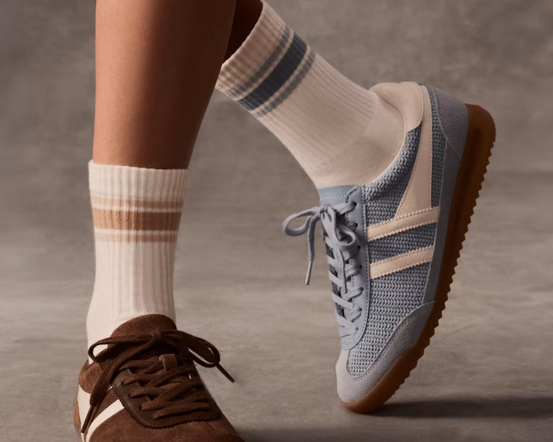 Women's Vintage Stripes Half Calf Socks