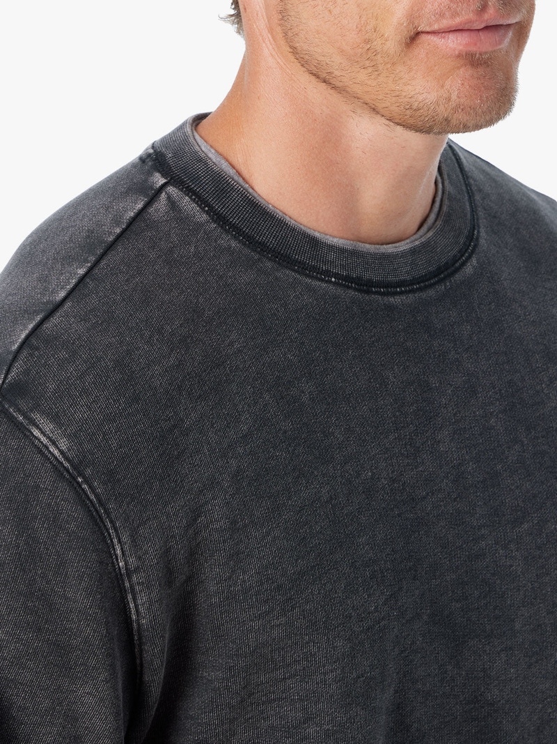 Saltaire Crewneck, Black