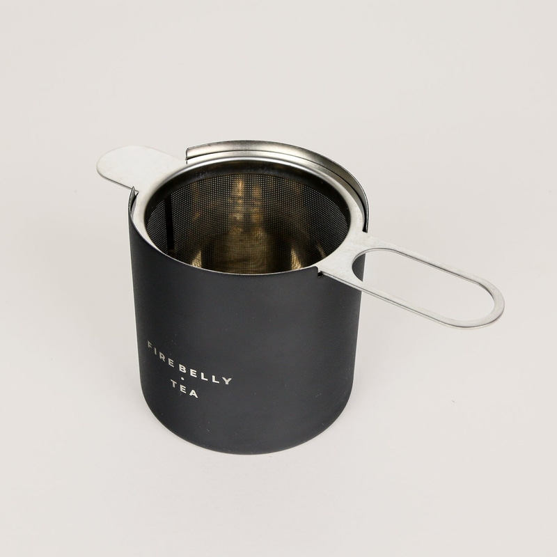 Tea Strainer + Resting Cup