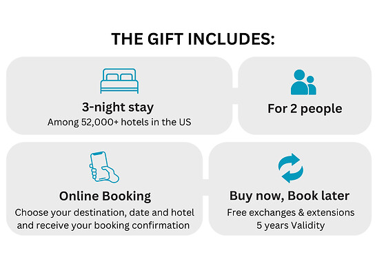 3 Night Hotel Stay Getaway for 2