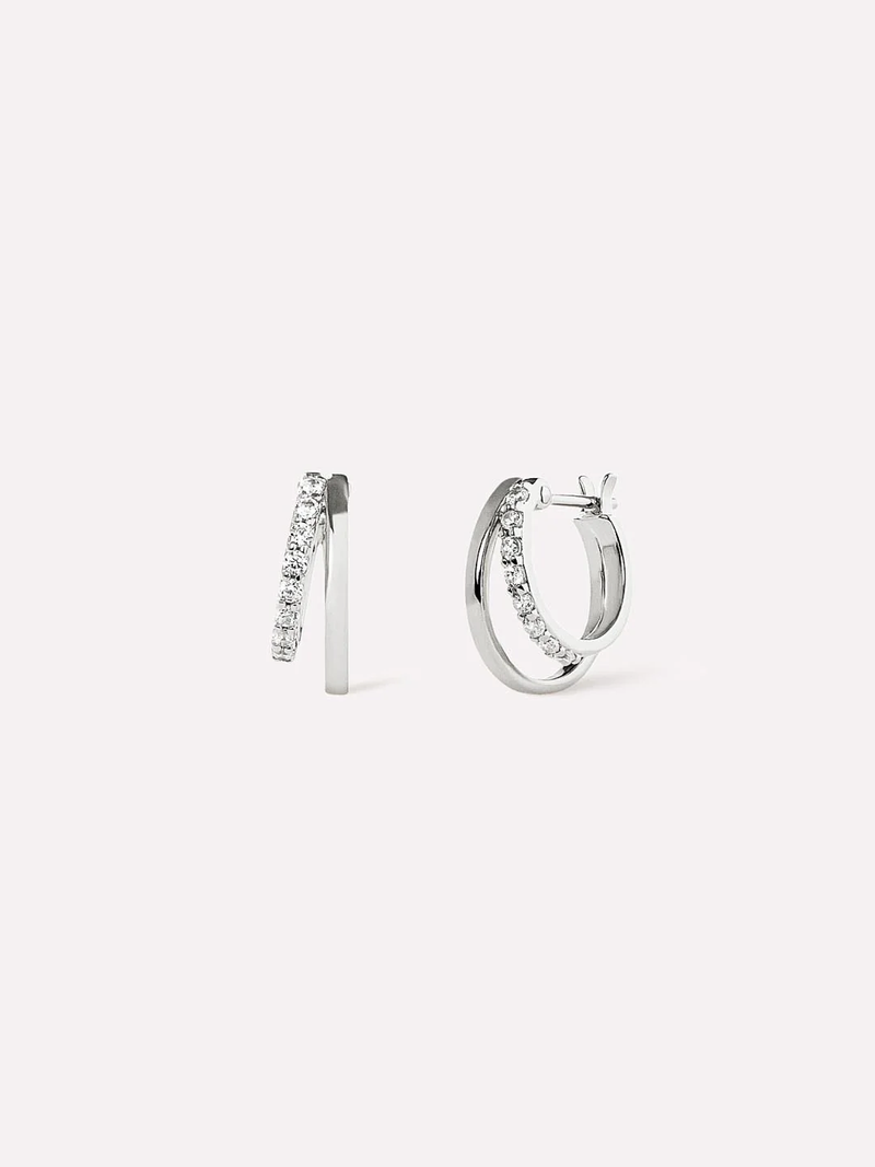 Toda Double Hoop Earrings