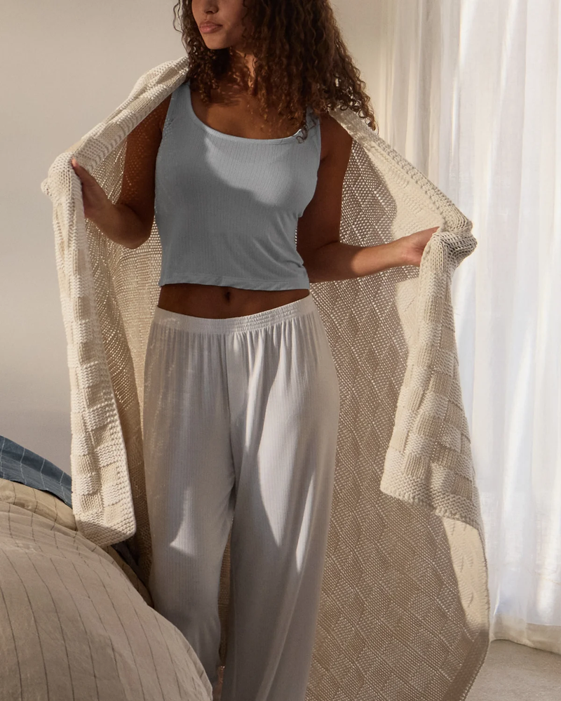 Basketweave Throw&nbsp;
