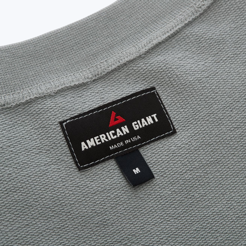Branded Men's Everyday Lightweight French Terry Classic Crew Sweatshirt