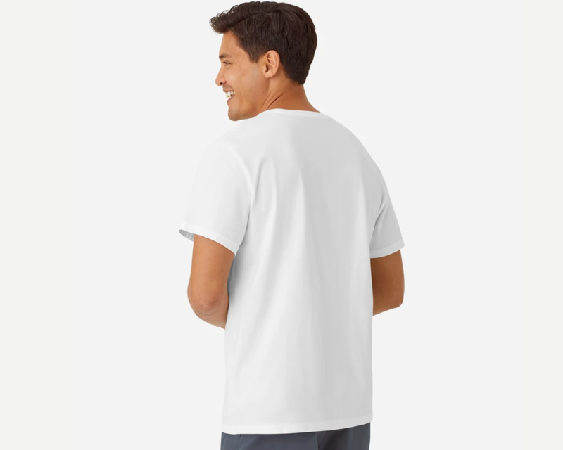 Men's Pima Cotton Pocket Crew Neck T-Shirt