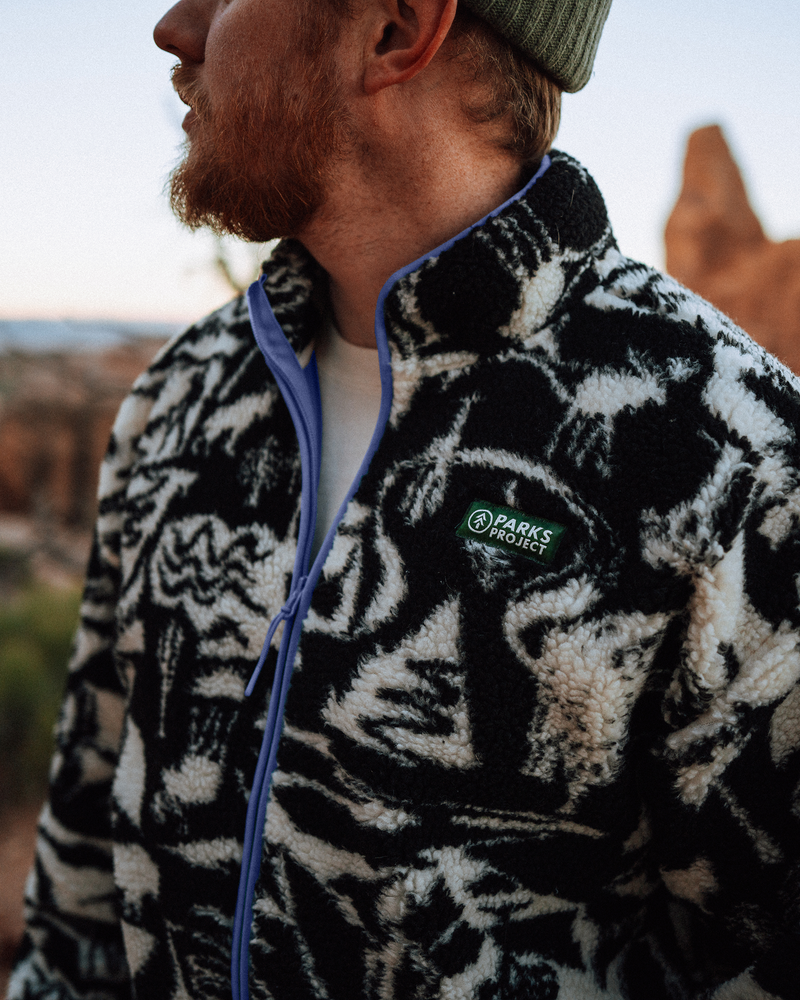 Park Shadows Full Zip High Pile Fleece