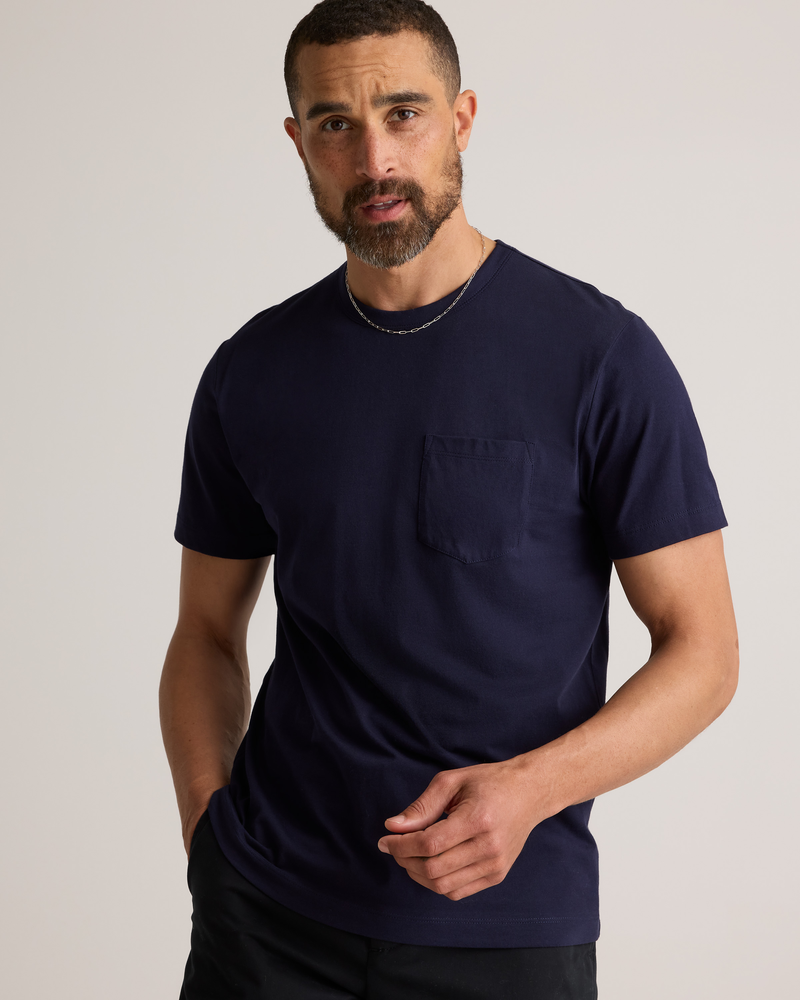 100% Pima Cotton Luxe Touch Pocket Tee