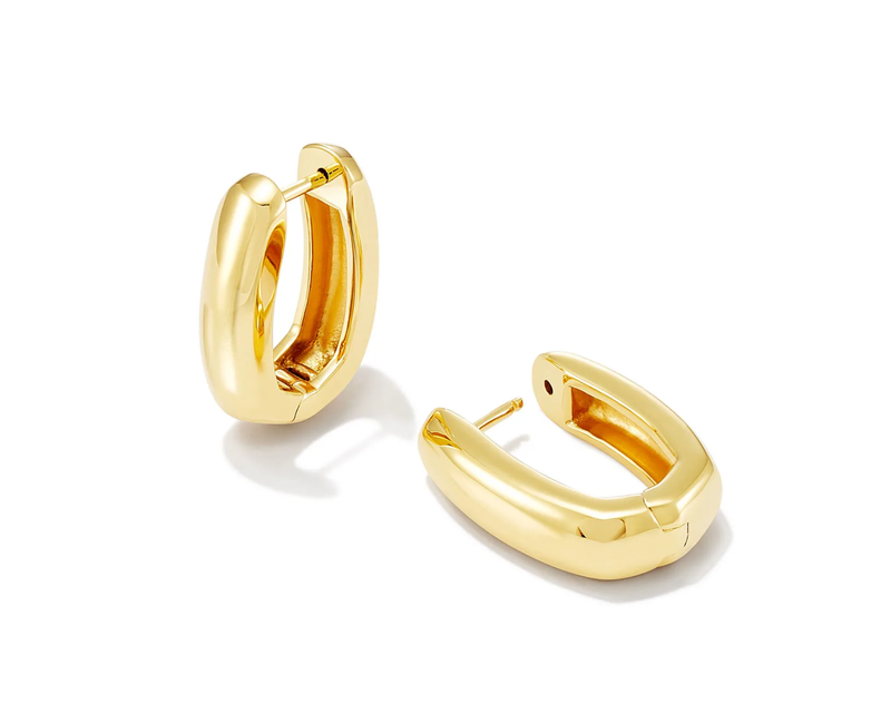 Ellen Wide Huggie Earrings