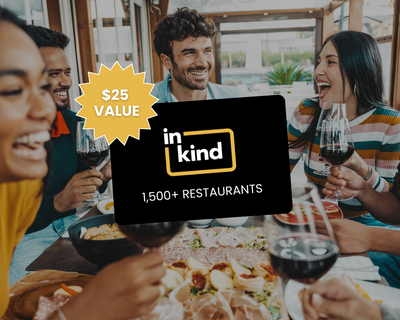 inKind Pass Gift Card, $25 Value