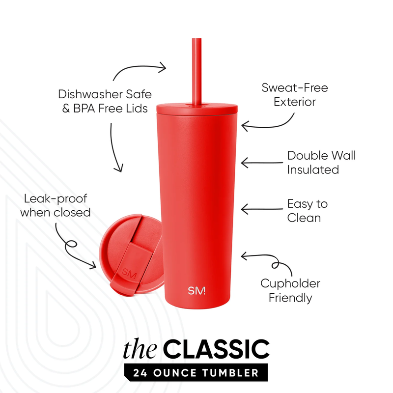 Classic Solid Tumbler, 24oz
