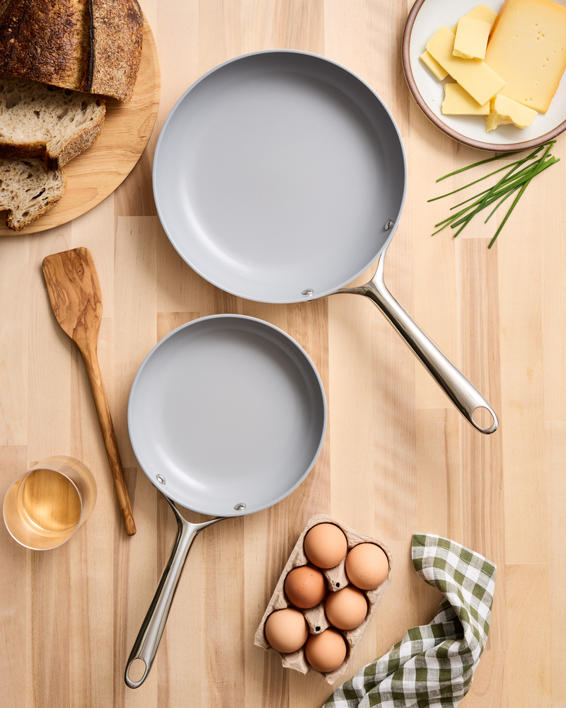 Ceramic Nonstick Frying Pan Set