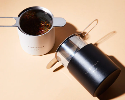 Tea Strainer + Resting Cup