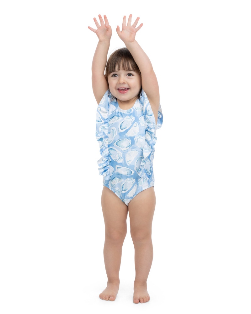 The Nantucket Girls Ruffle One Piece UPF 50+