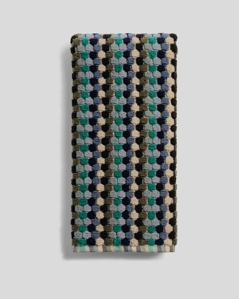 Organic Cotton Mosaic Hand Towel