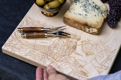 Home Town Maps Cutting Board