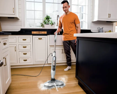 Steam & Scrub with Steam Blaster Technology Hard Floor Steam Mop