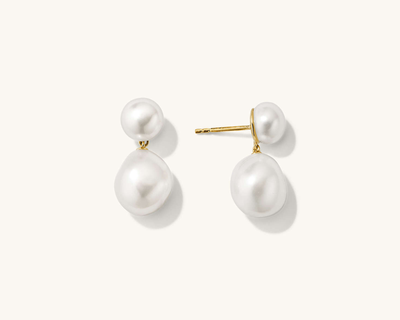Bold Pearl Drop Earrings
