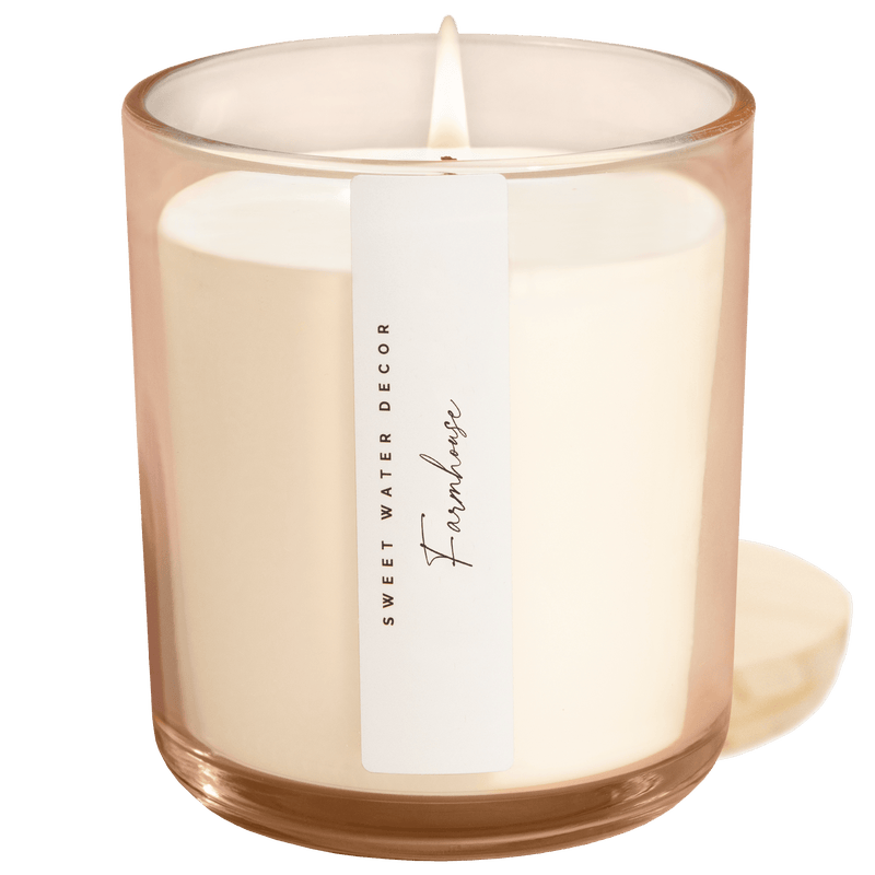 Tinted Glass Soy Wax Candle