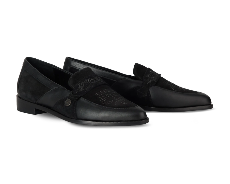 Women's Martingale Loafer, Jet Black