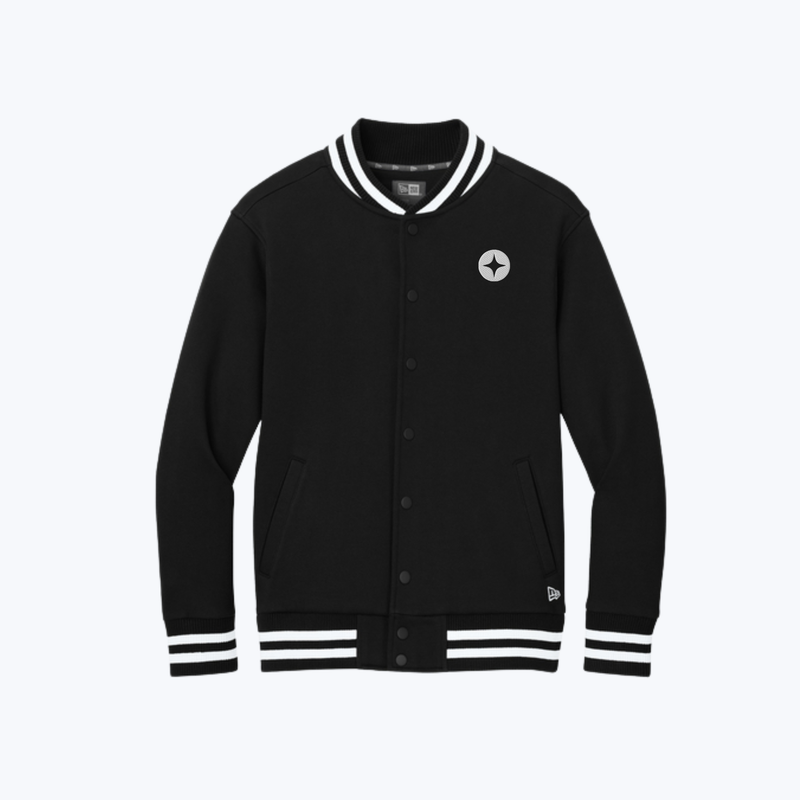 Branded Varsity Heavyweight Fleece Jacket