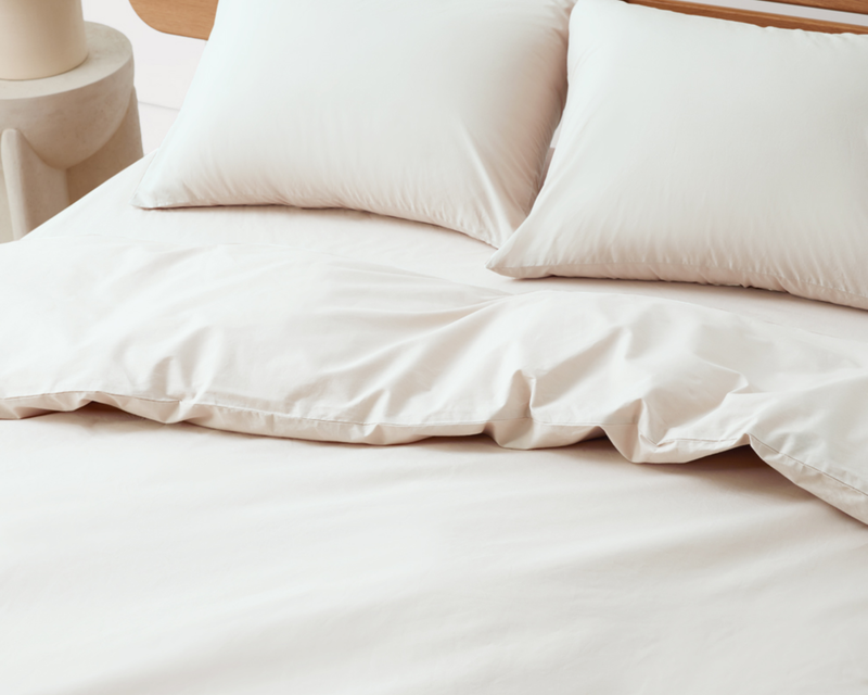 Organic Cool-Air Percale Duvet Cover, King